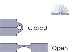 Correct living hinge design example