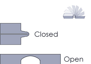 Incorrect living hinge design example