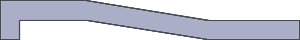 Best transition design example - Gradual change from thick to thin walls with radius connecting both ends of transition.